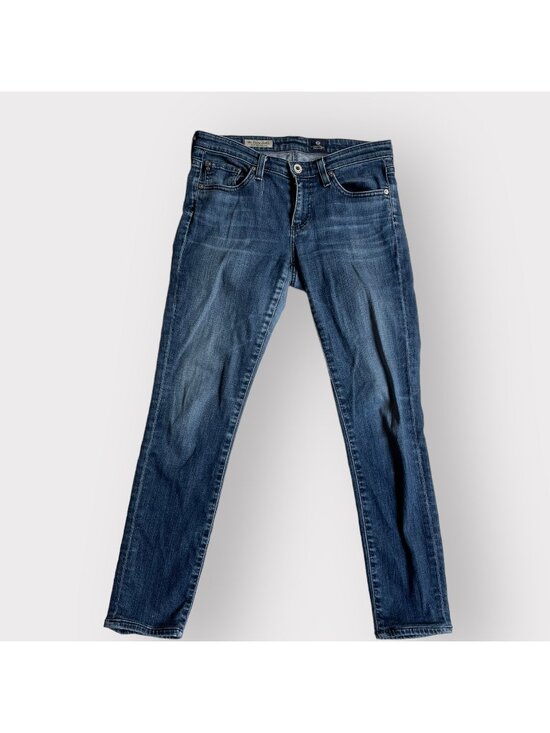 Ag Adriano Goldschmied Denim - AG Adriano Goldschmied Size 27 Blue Denim Stevie Ankle Slim Straight Leg Jeans